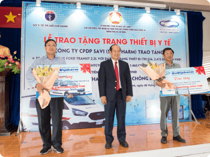Tấm lòng vàng của SaVipharm - Trao tặng các thiết bị y tế trị giá 5 tỉ đồng cho sở y tế TP.HCM