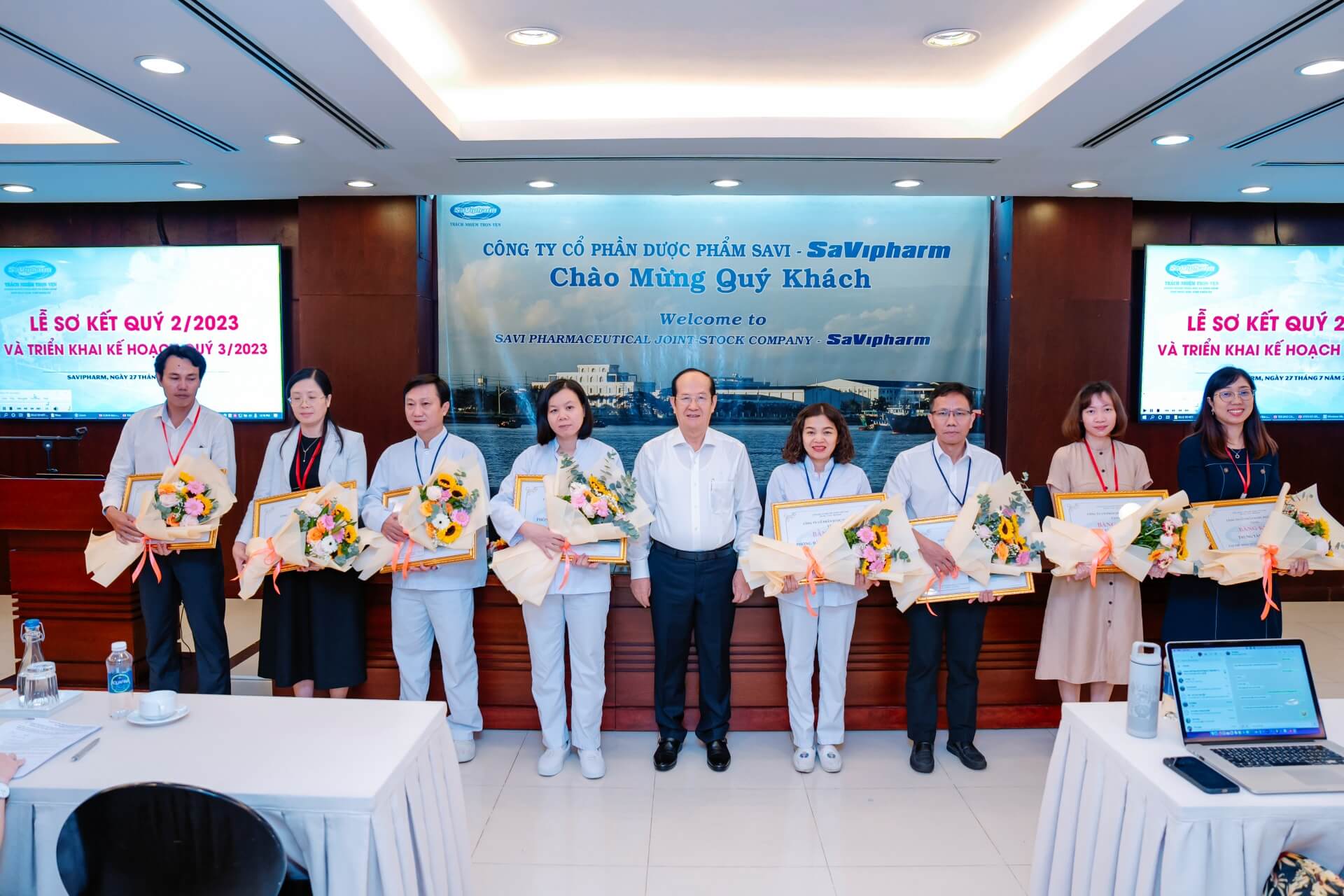 SaVipharm sơ kết hoạt động sản xuất kinh doanh quý 2 và triển khai kế hoạch 6 tháng cuối năm