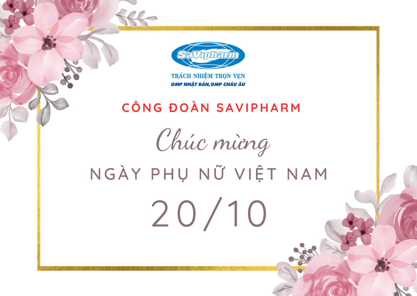 20/10: Chúc những bông hồng SaVi mãi xinh tươi và hạnh phúc