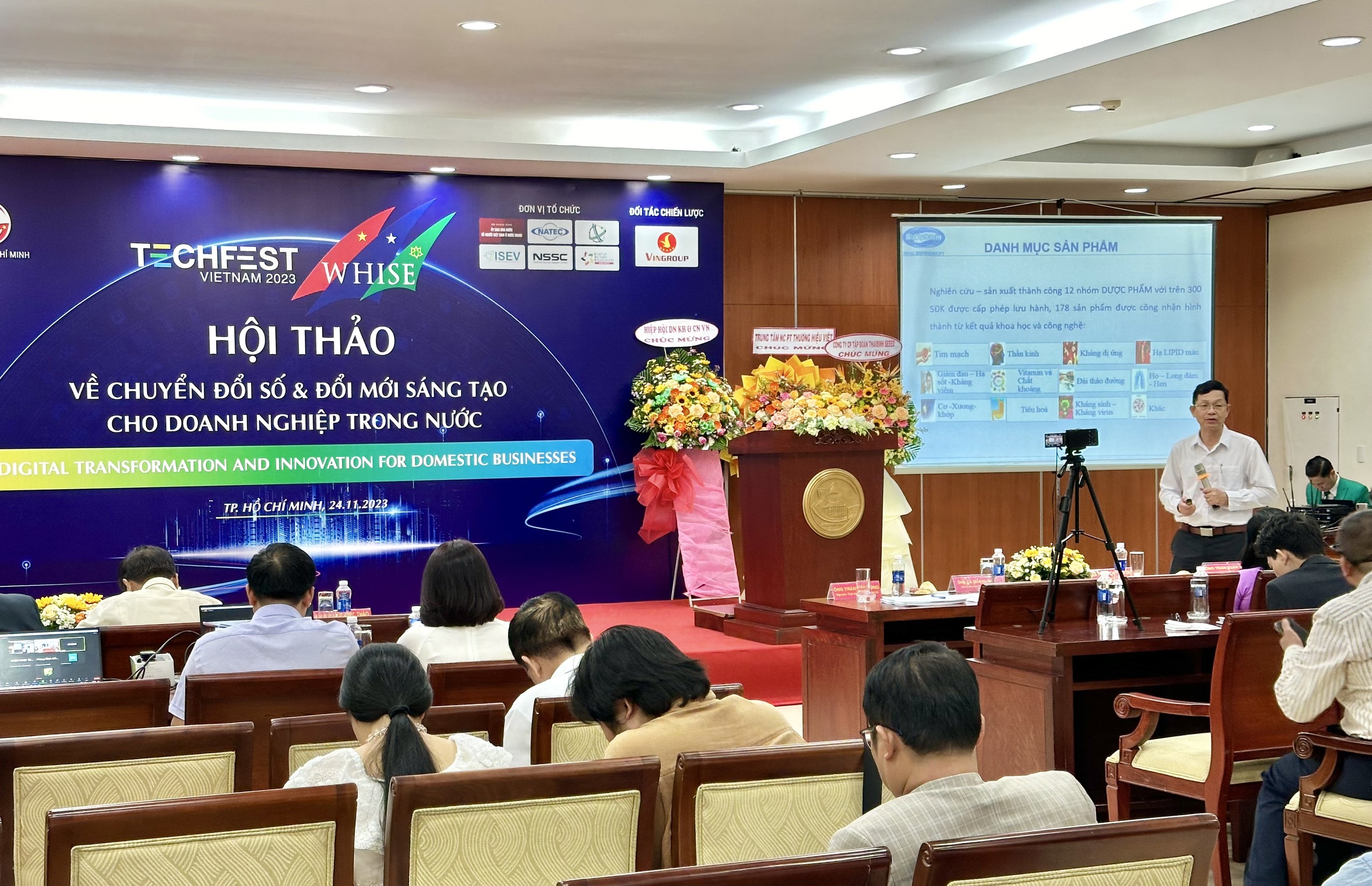SaVipharm giới thiệu “Hoạt động ứng dụng KHCN và đổi mới sáng tạo” trong sản xuất dược phẩm tại TechFest 2023