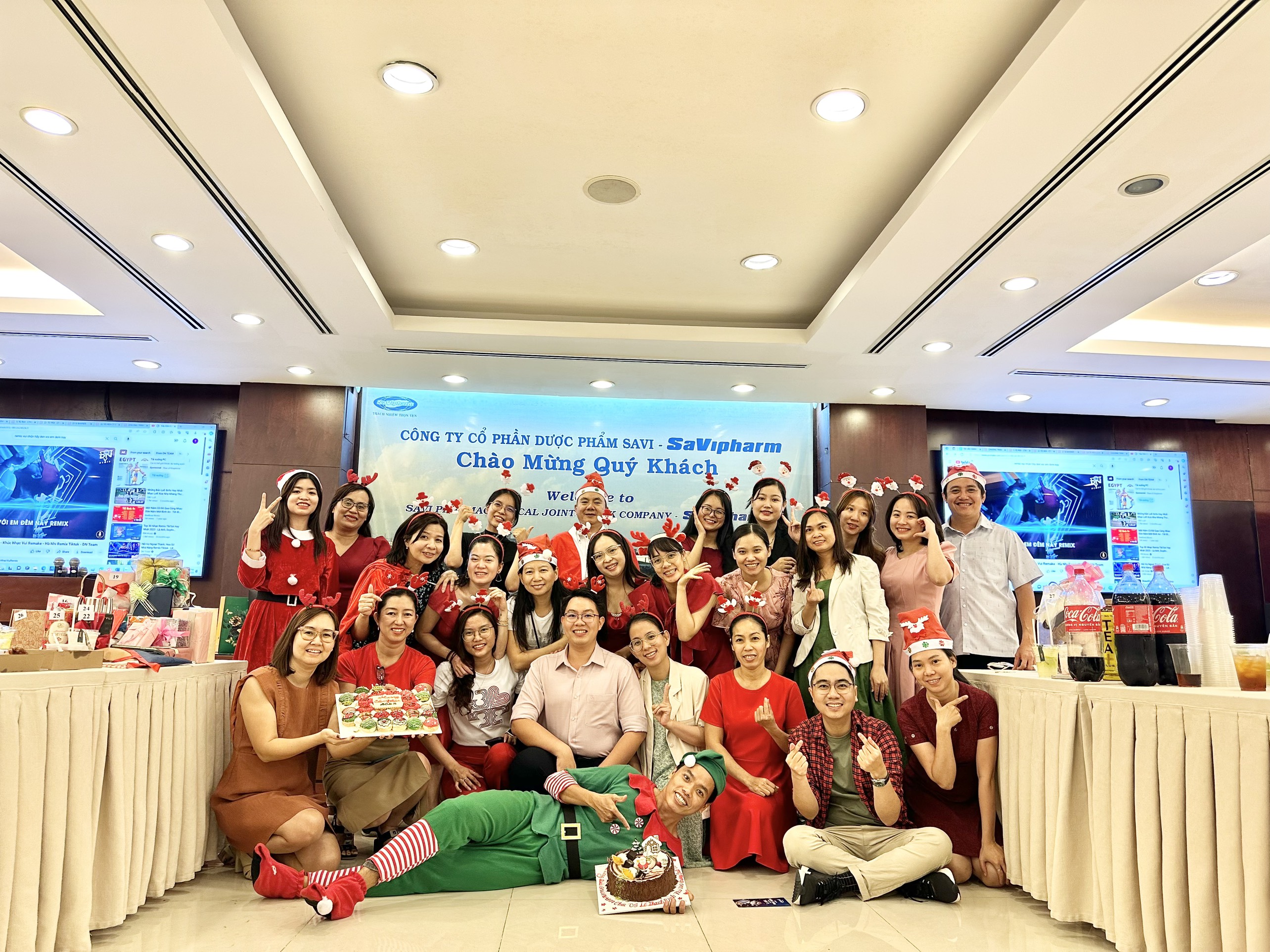 Tưng bừng “chuyến tàu” đêm giáng sinh tại SaVipharm