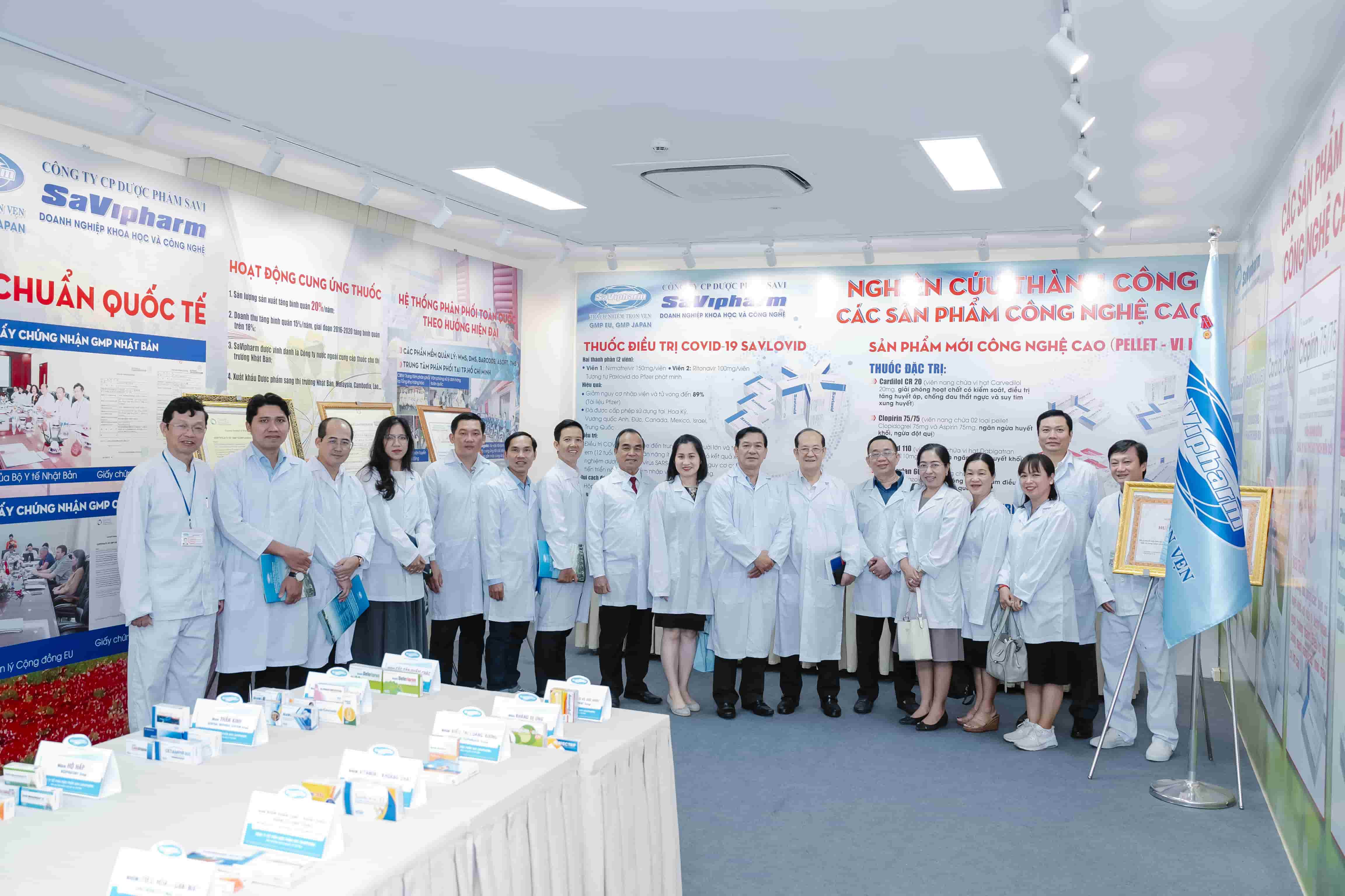 SaVipharm tiếp đoàn Hiệp hội các Doanh nghiệp Khu công nghiệp TP.HCM