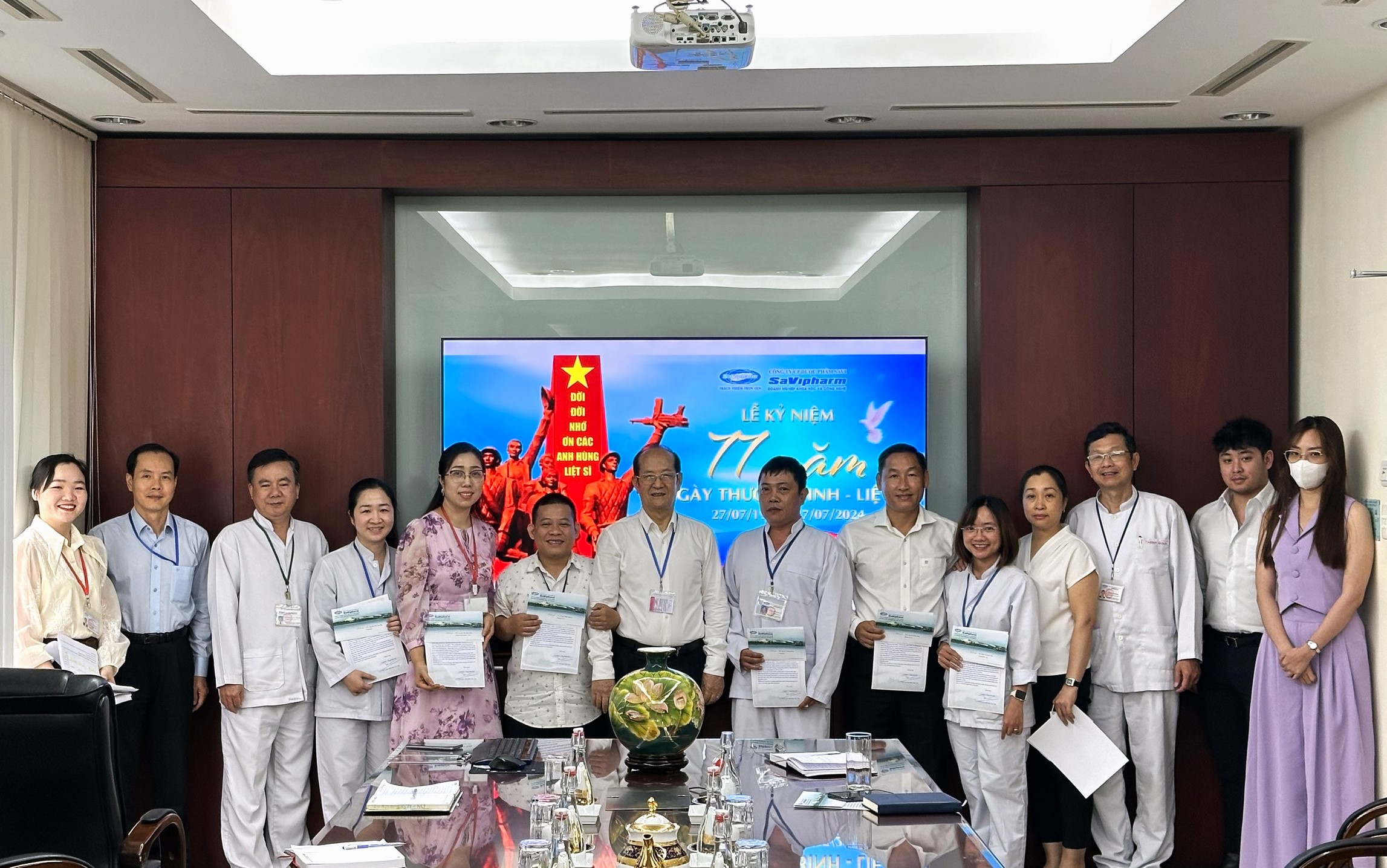 SaVipharm họp mặt nhân kỷ niệm 77 năm Ngày thương binh – liệt sĩ (27/07/1947 – 27/07/2024)